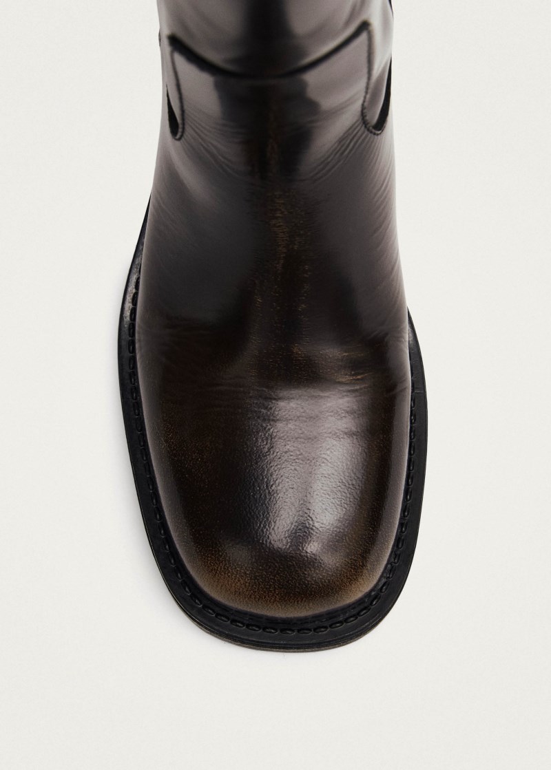Women's Sajan Brown Leather Boots
