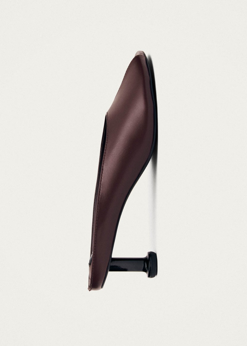 Women's Catherine Burgundy Leather Mules