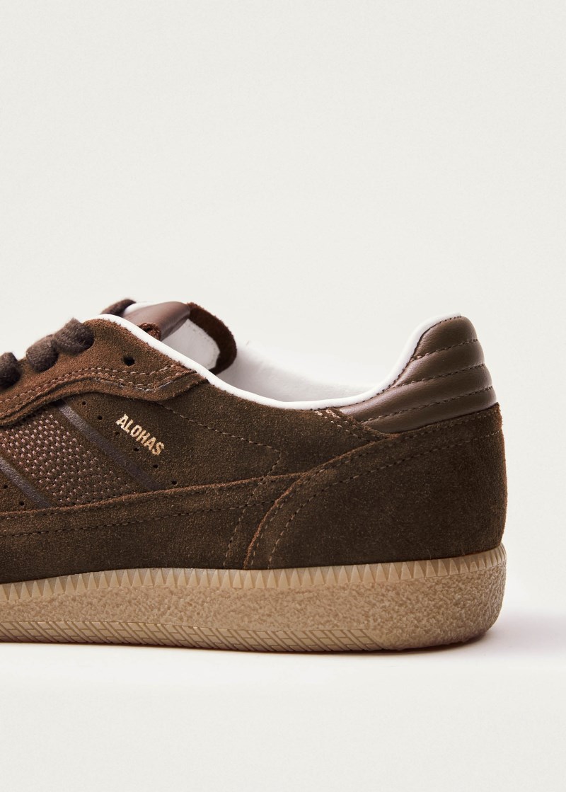 Men's Tb.490 Rife Chocolate Brown Leather Sneakers