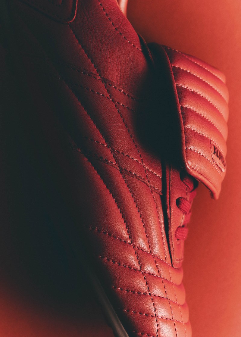 Women's Tb.99 Red Leather Sneakers