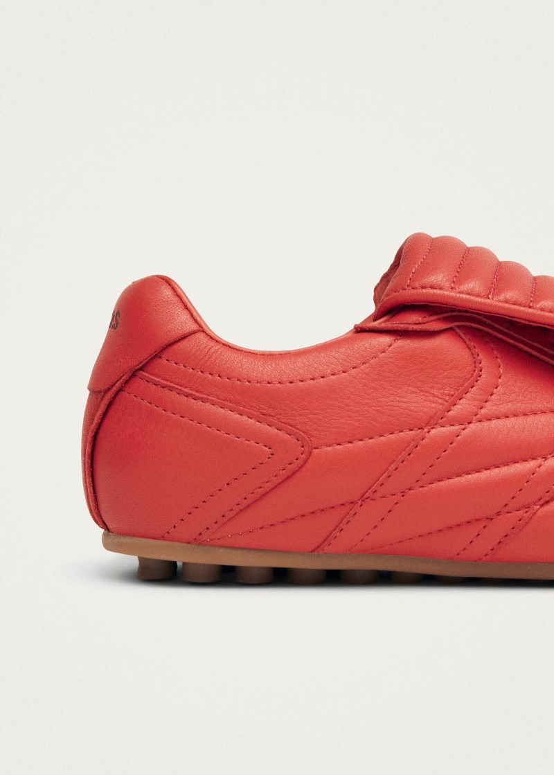 Women's Tb.99 Red Leather Sneakers