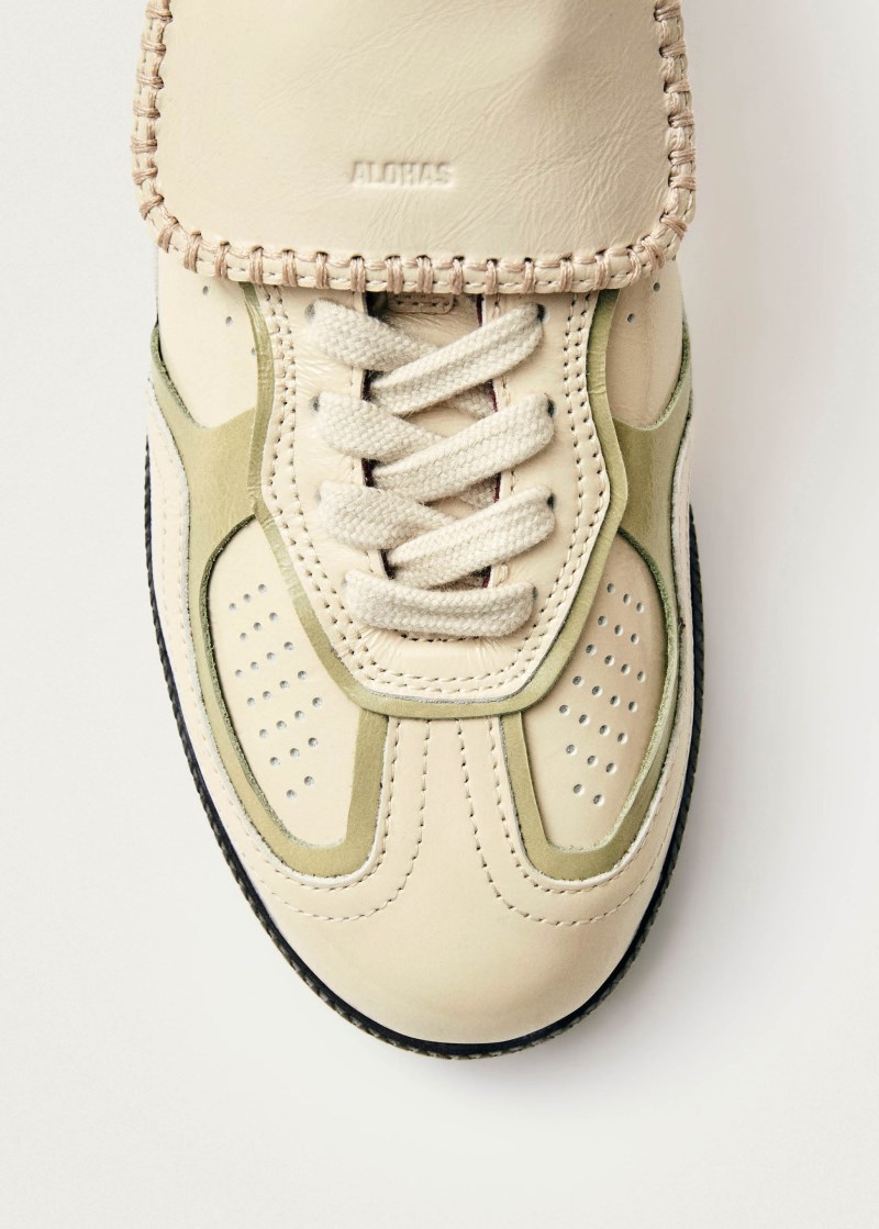 Men's Tb.490 Club Onix Cream Leather Sneakers