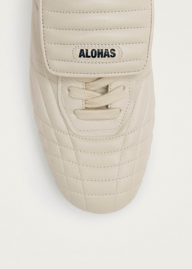 Men's Tb.99 Cream Leather Sneakers