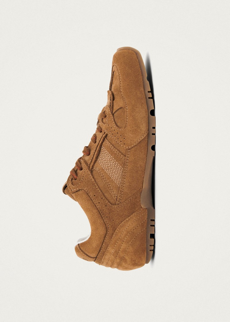 Men's Tb.56 Suede Tan Leather Sneakers