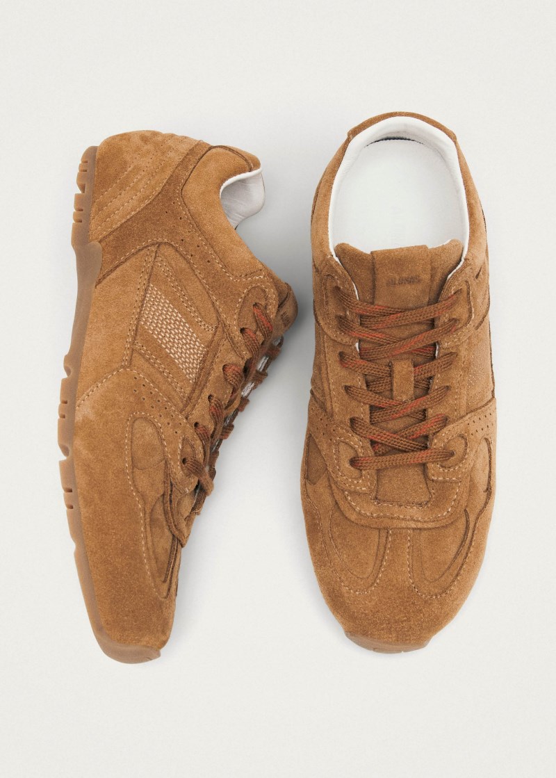 Men's Tb.56 Suede Tan Leather Sneakers