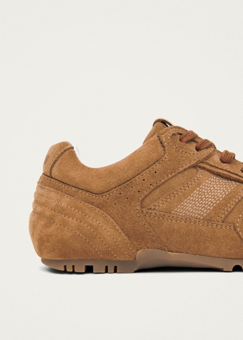 Men's Tb.56 Suede Tan Leather Sneakers