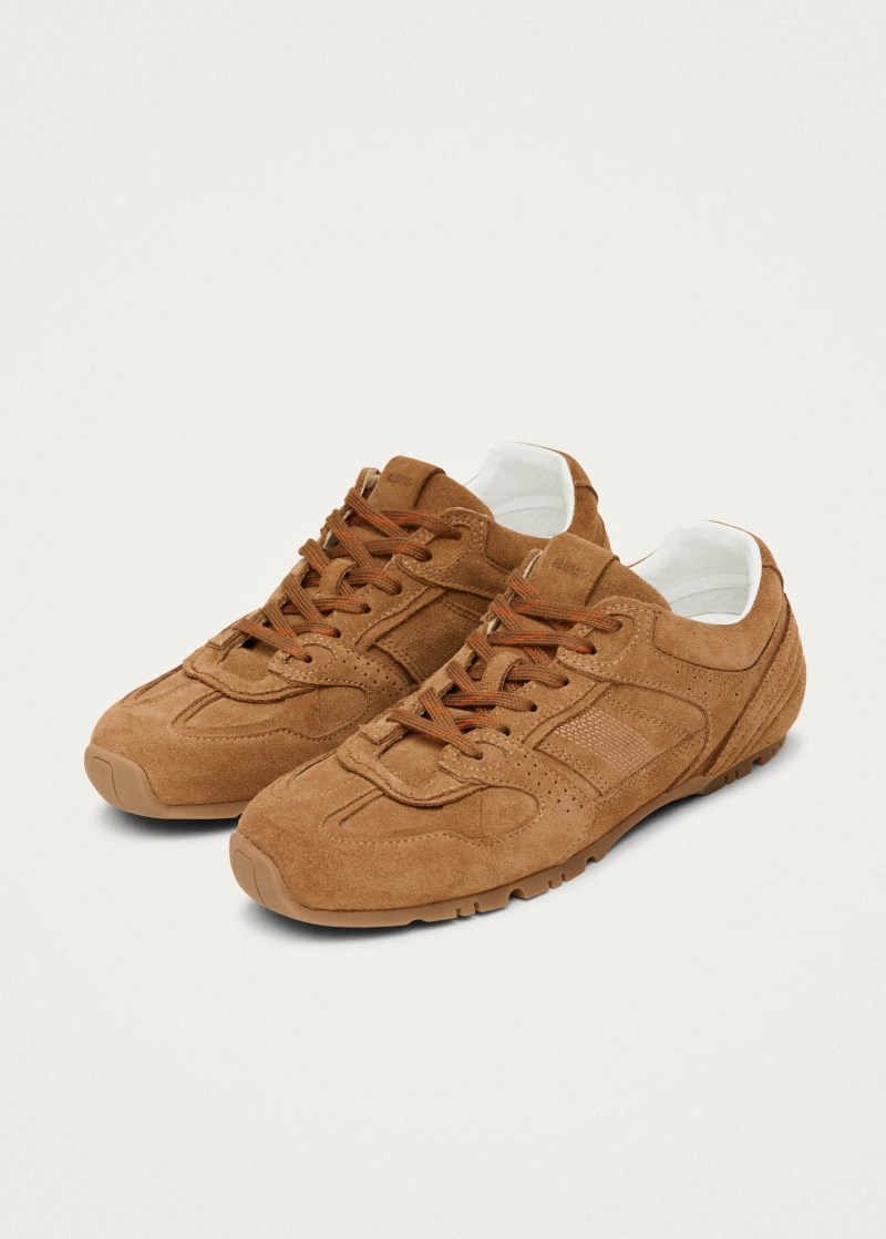 Men's Tb.56 Suede Tan Leather Sneakers