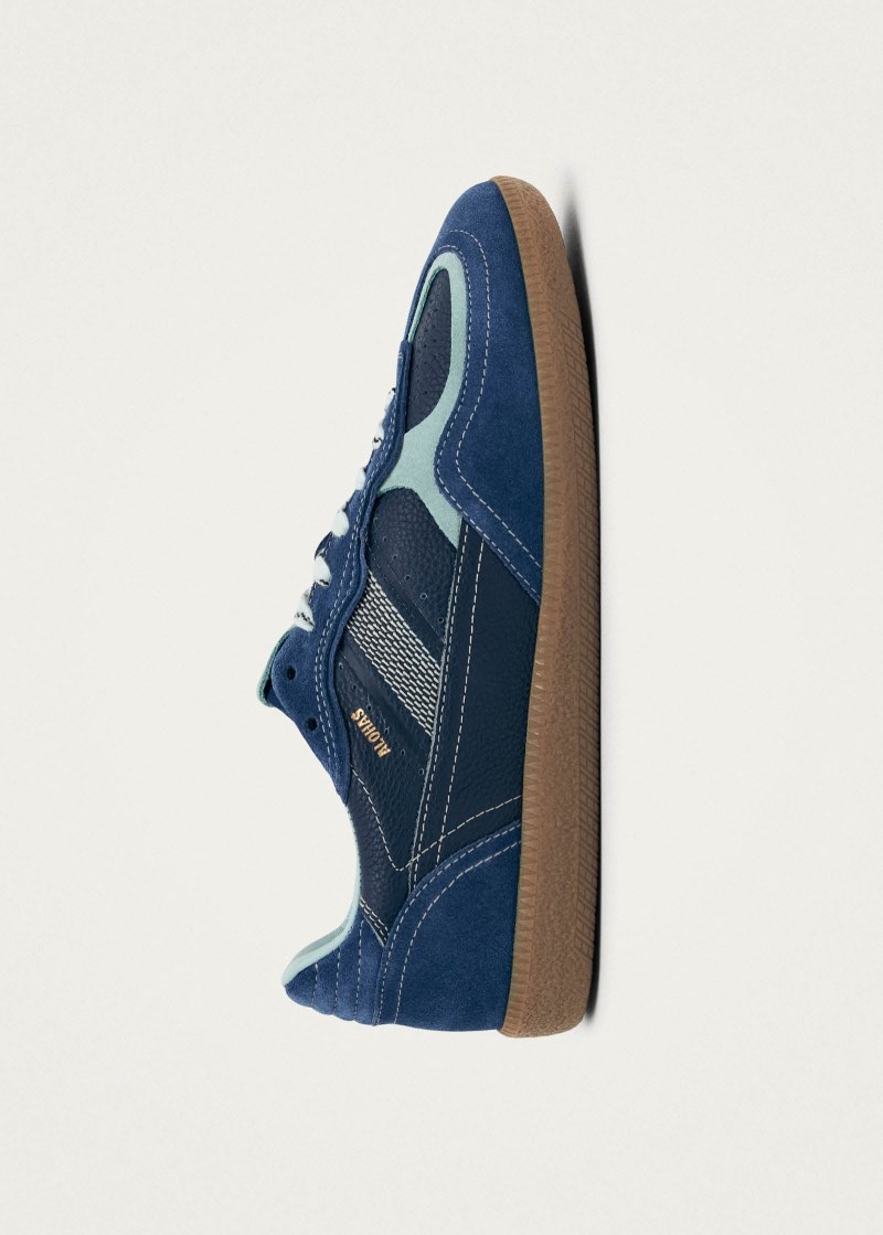 Men's Tb.490 Rife Grain Cobalt Leather Sneakers