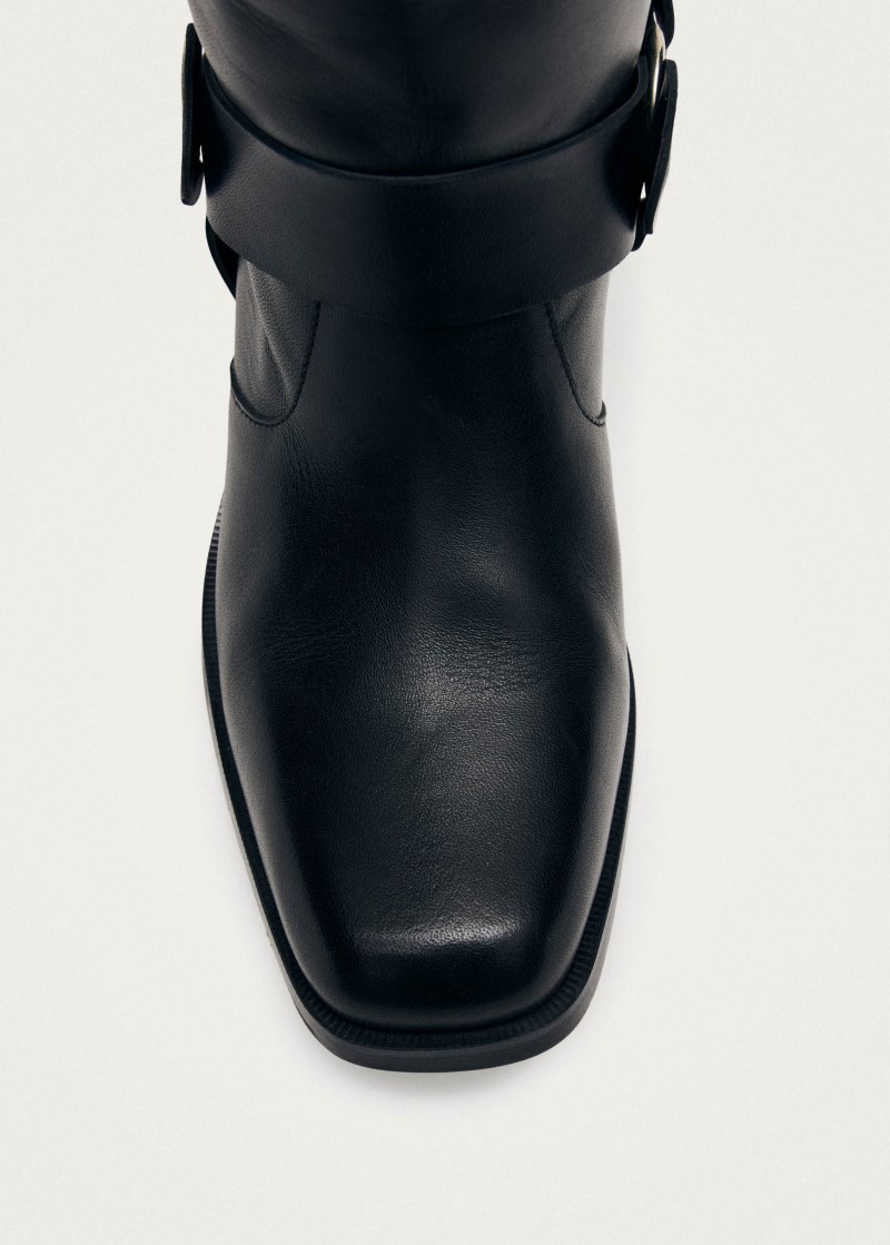 Women's Rocky Black Leather Boots