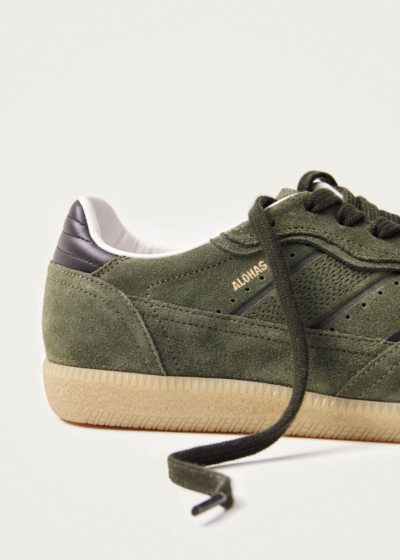 Men's Tb.490 Rife Dusty Olive Leather Sneakers