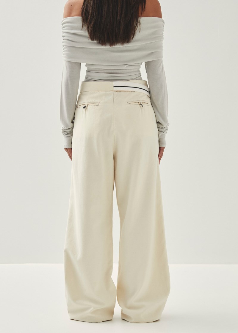 Women's Moca Natural Trousers