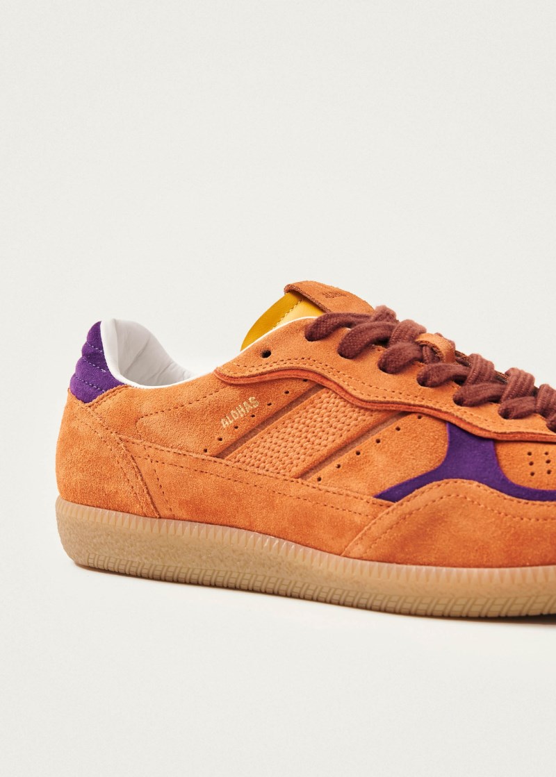 Men's Tb.490 Rife Orange Leather Sneakers