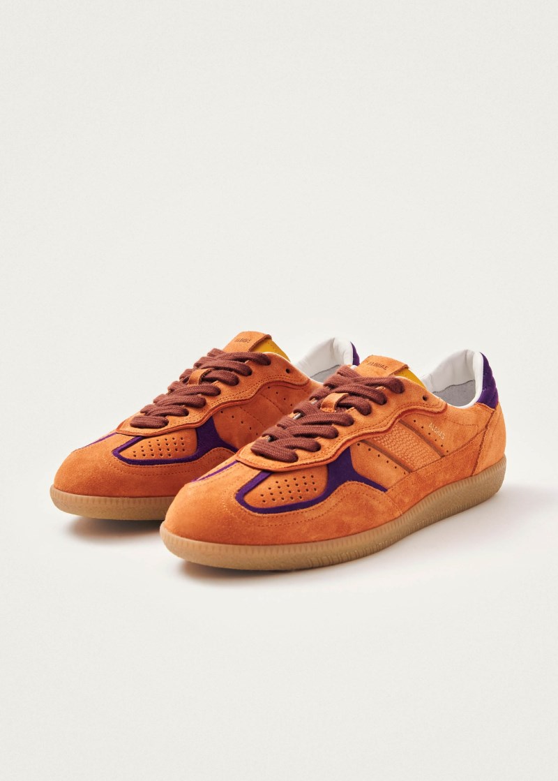 Men's Tb.490 Rife Orange Leather Sneakers