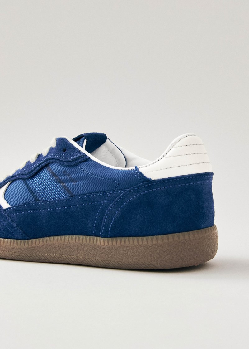 Men's Tb.490 Rife Sheen Blue Leather Sneakers