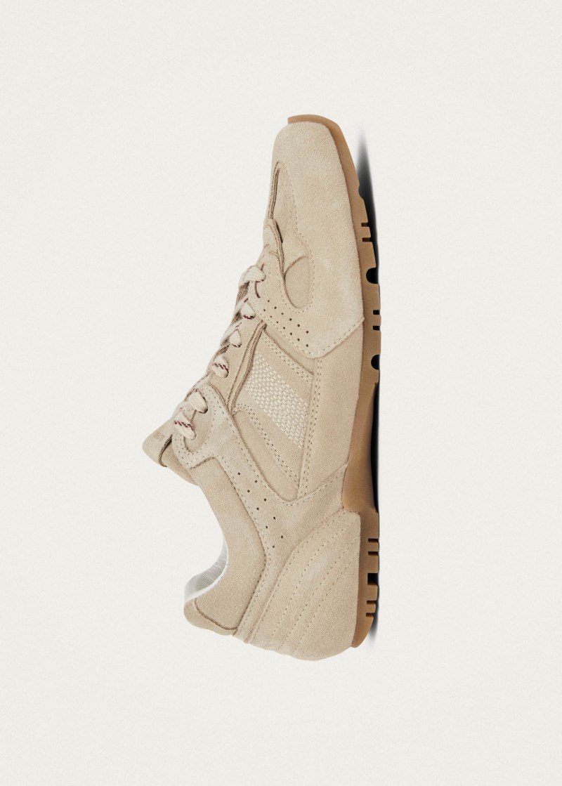 Men's Tb.56 Suede Cream Leather Sneakers