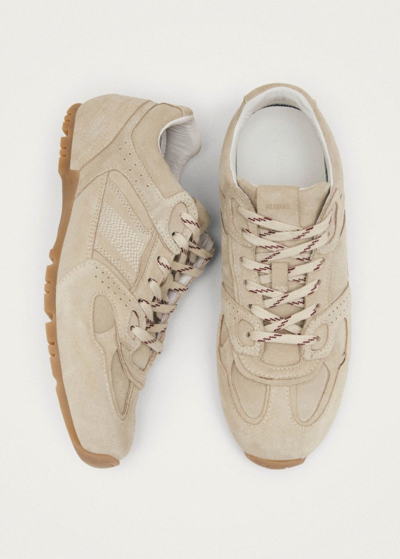 Men's Tb.56 Suede Cream Leather Sneakers