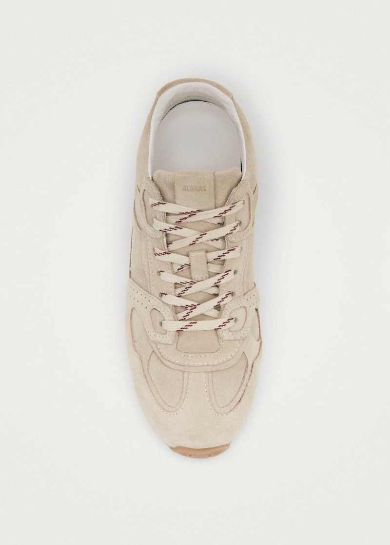 Men's Tb.56 Suede Cream Leather Sneakers