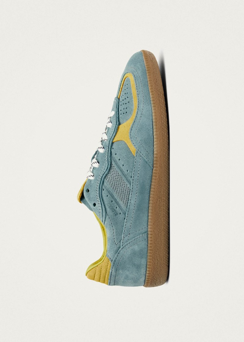 Men's Tb.490 Rife Blue Grey Leather Sneakers