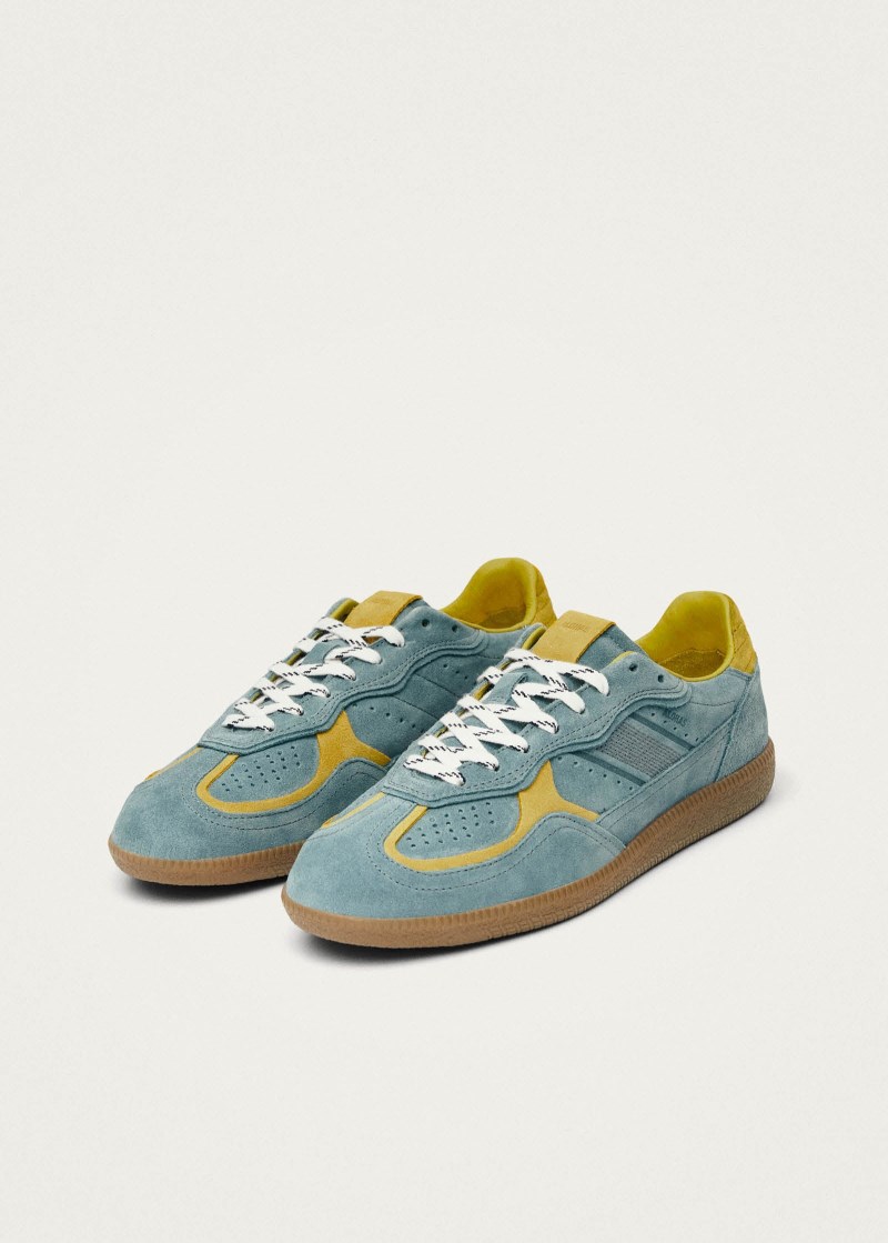 Men's Tb.490 Rife Blue Grey Leather Sneakers